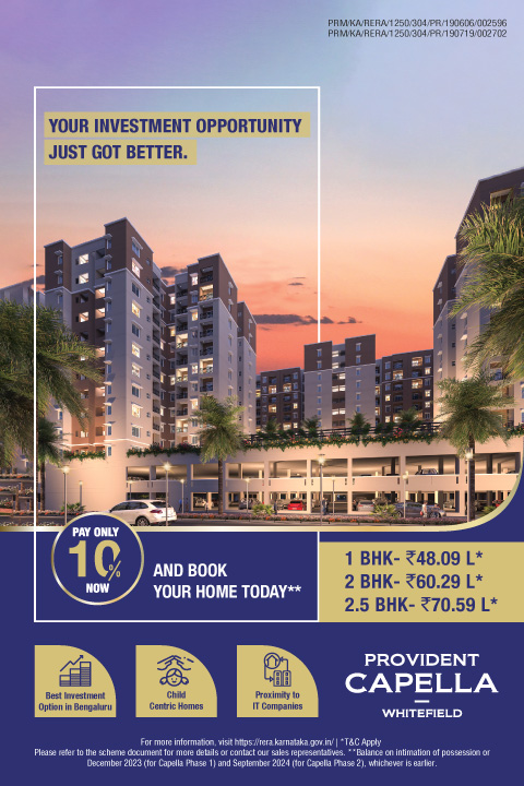 Provident Capella | Flats for Sale in whitefield, Bangalore