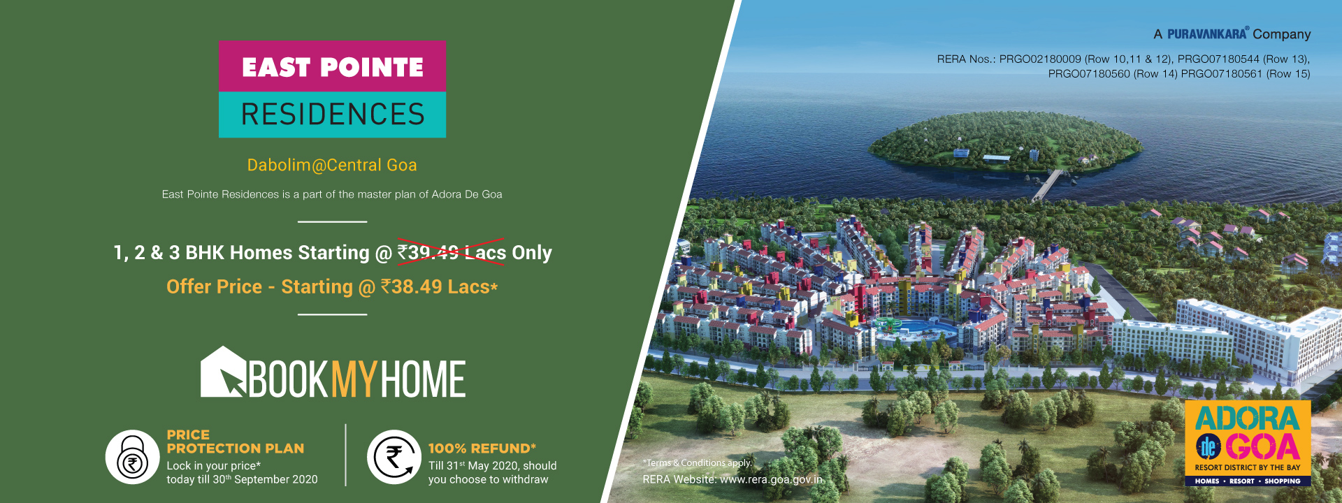 Adora De Goa | 1,2 & 3 BHK Flat for sale in Goa