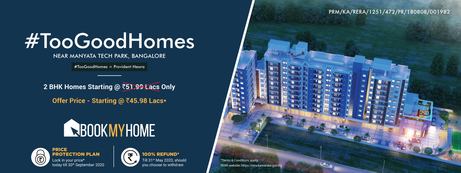 #TooGoodHomes | 2 BHK Flats in Thanisandra